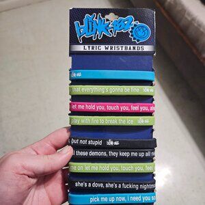 Blink 182 Lyric Bracelets